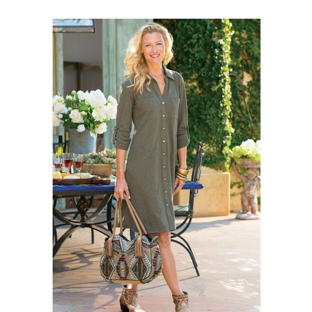 LAST CHANCE: soft surrounding effortless knit dress tunic
